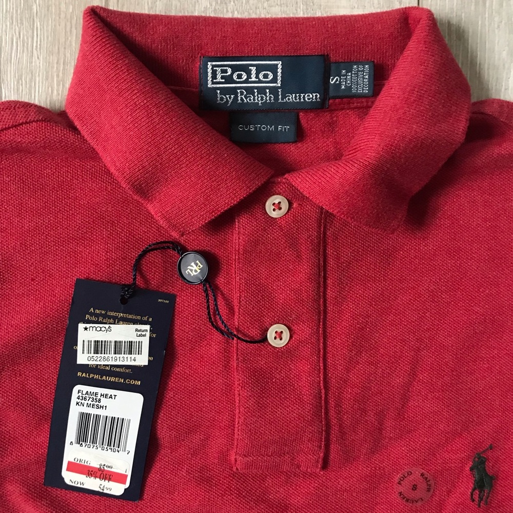 2 New Ralph Lauren Polos (Men’s Small)